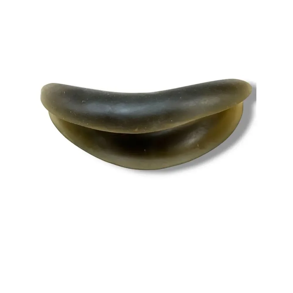 Salon Shampoo Bowl Neck Rest Brown Rubbery Crescent Shape
